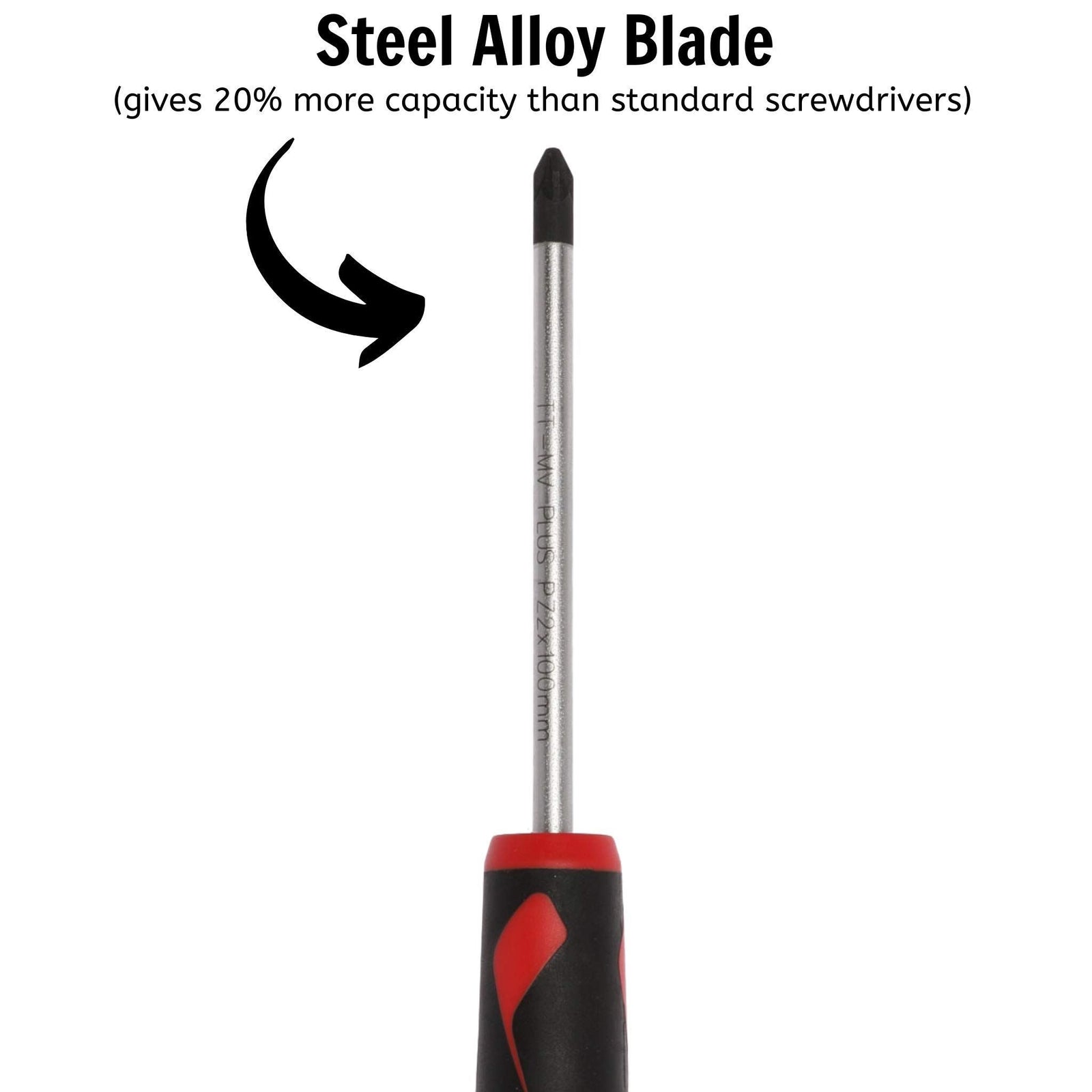 Teng Tools PZ Screwdriver PZ2 x 100mm L