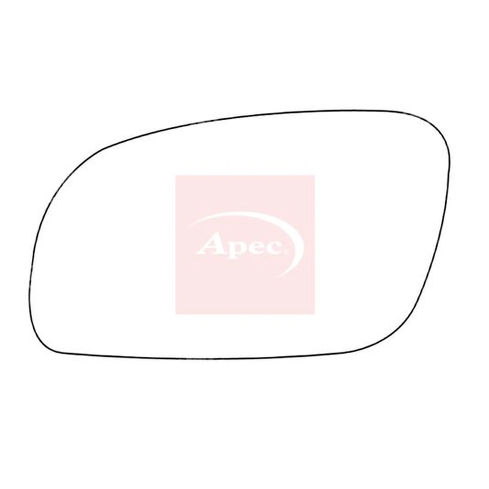 Apec Exterior Wing Mirror Glass Left AMS2263