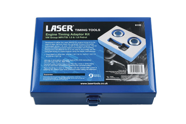 Laser Engine Timing Adaptor Kit - for VW Group MPi/TSi 1.0 & 1.6 Petrol