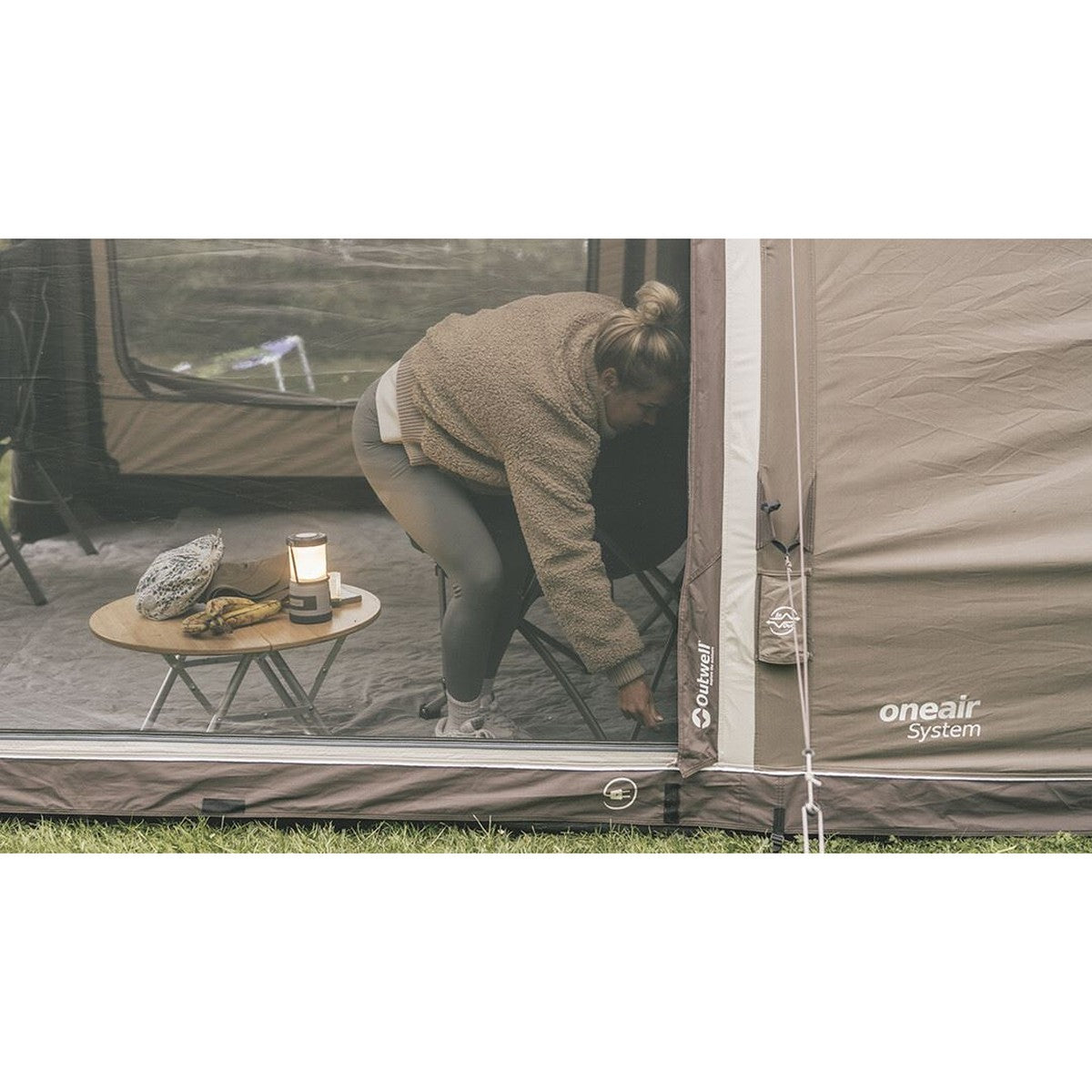 Outwell Boston 5 Air TC 5 Berth Three Room Tunnel Tent