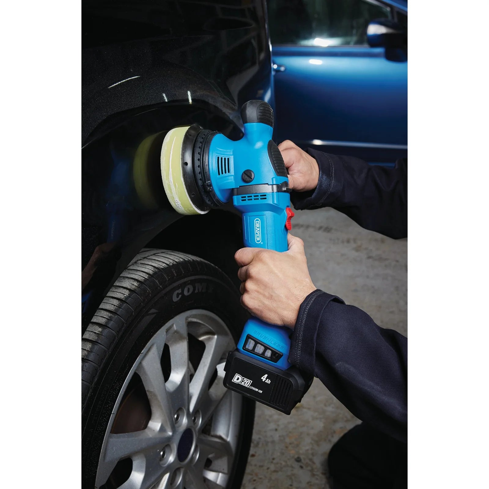 D20 20V Brushless Random Orbit Polisher, 125mm (Sold Bare) - D20ROP