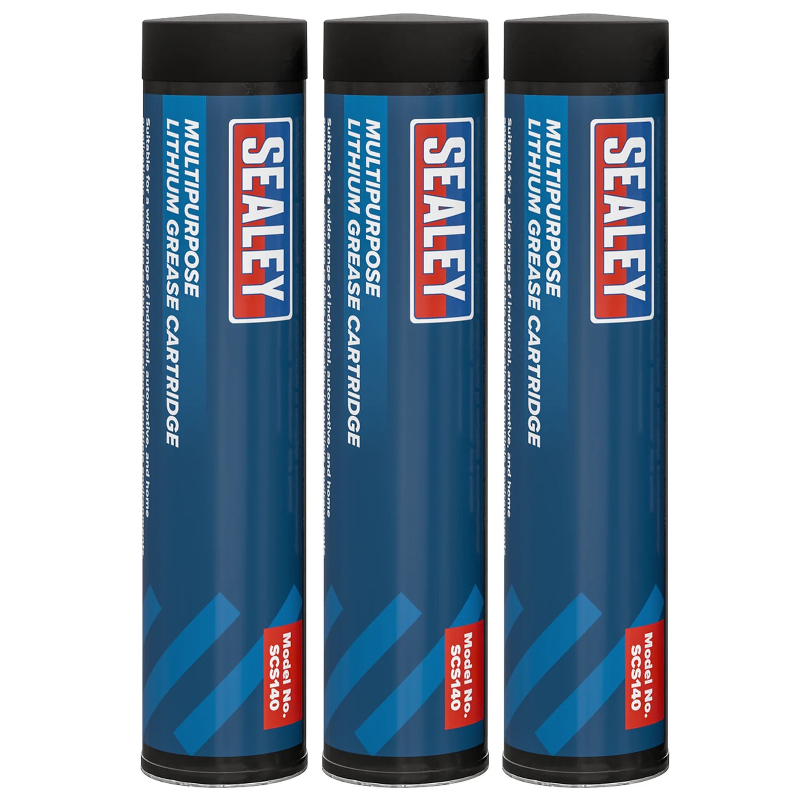 Sealey Multipurpose Lithium Grease Cartridge 3oz/85g - Pack of 3