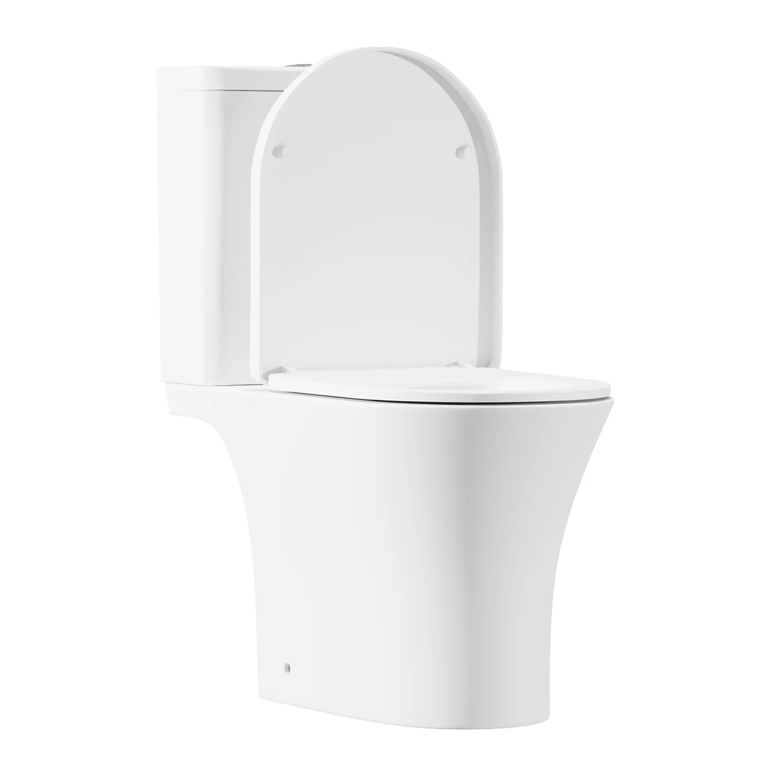 Baridi Close Coupled Toilet DH332 Rimless Flush White