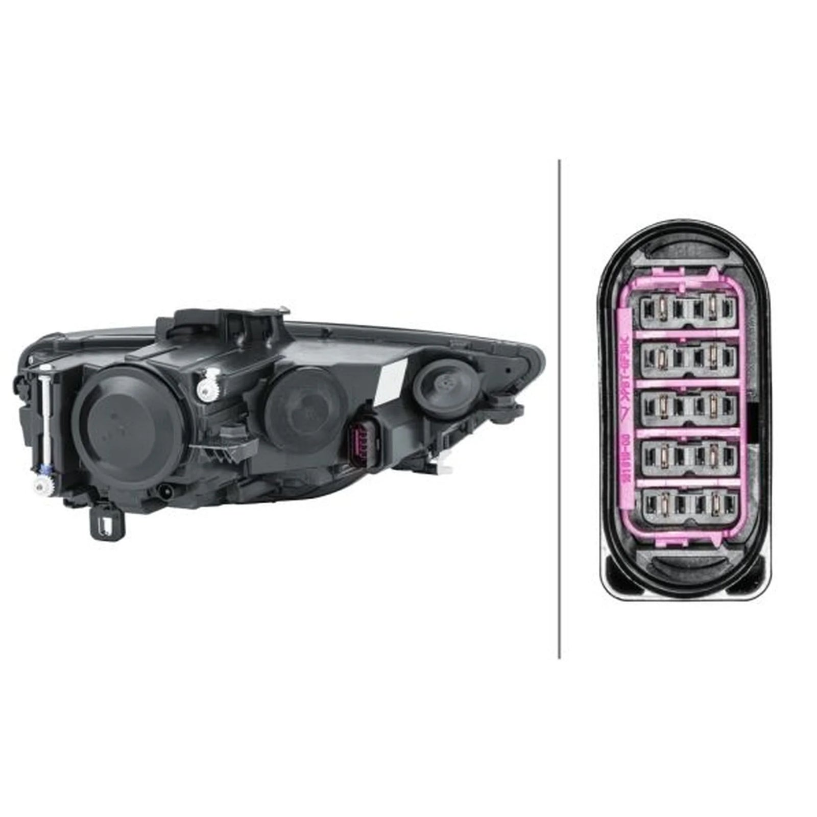 Hella Headlight Headlamp H7 Left 1EJ 010 740-071