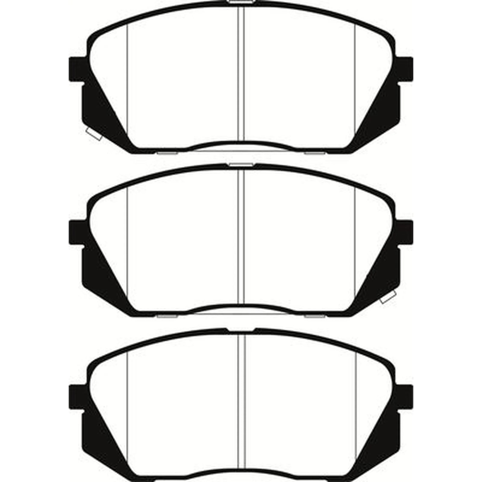 Abtex Front Brake Pad Set PLU2458