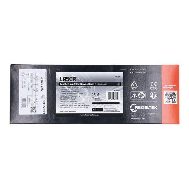 Laser Touch-E Insulated Gloves Class 0 - Medium (9)