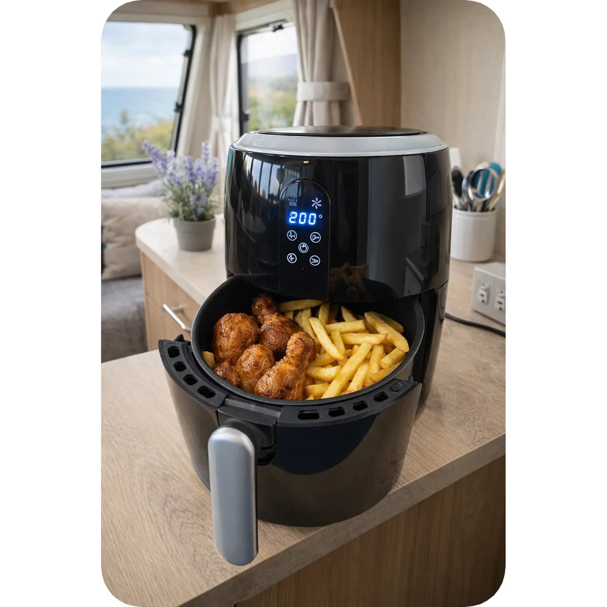 Quest Air Fryer 2L Black K0078