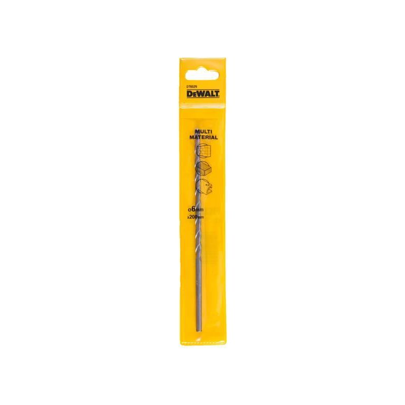 Dewalt Power Tools Multi-Material Drill Bit 6.0mm OL:200mm WL:170mm