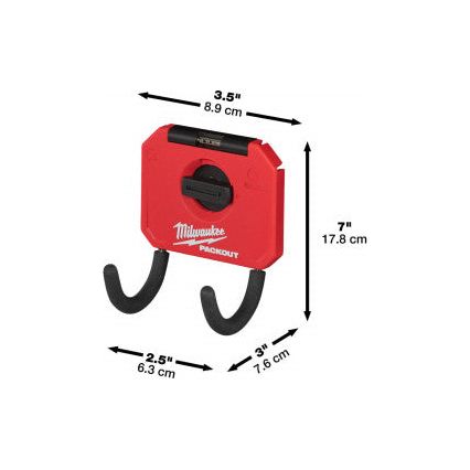 Packout Small Curved Hooks 4932480705 - Milwaukee