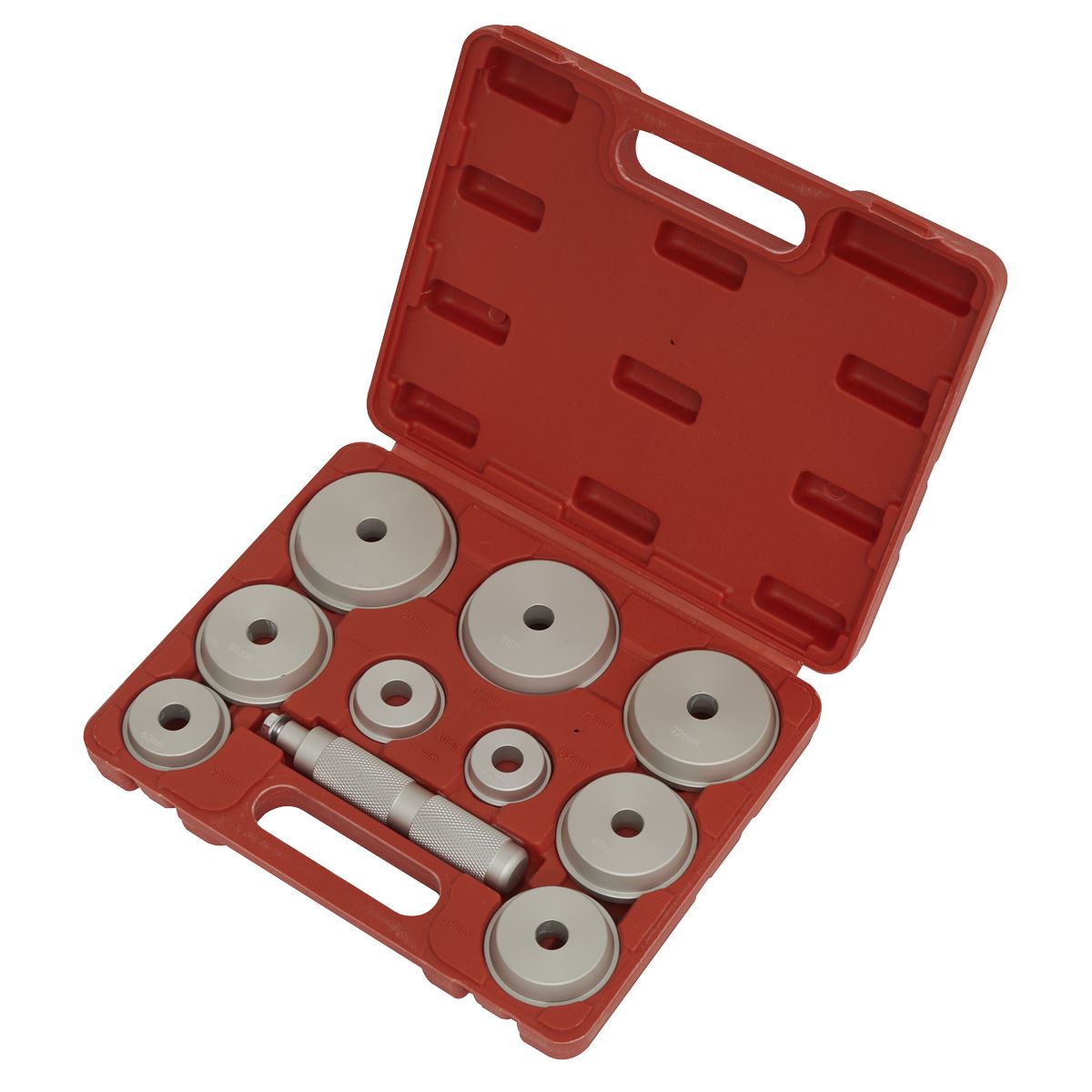 Sealey Bearing Race & Seal Driver Set 10pc Aluminium VS703