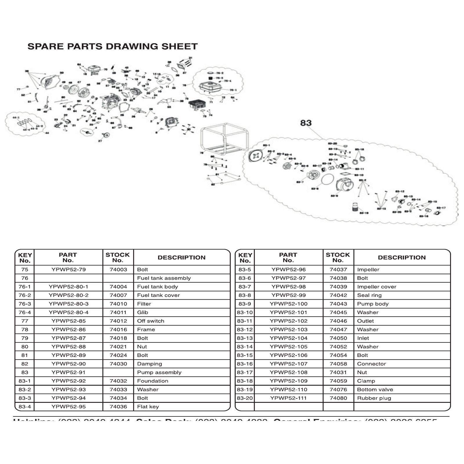 Draper OFF SWITCH MPN YPWP52-85 74012