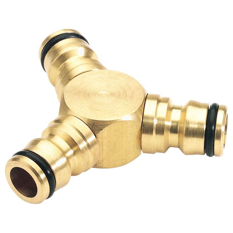 Draper Brass 3 Way Connector 36238