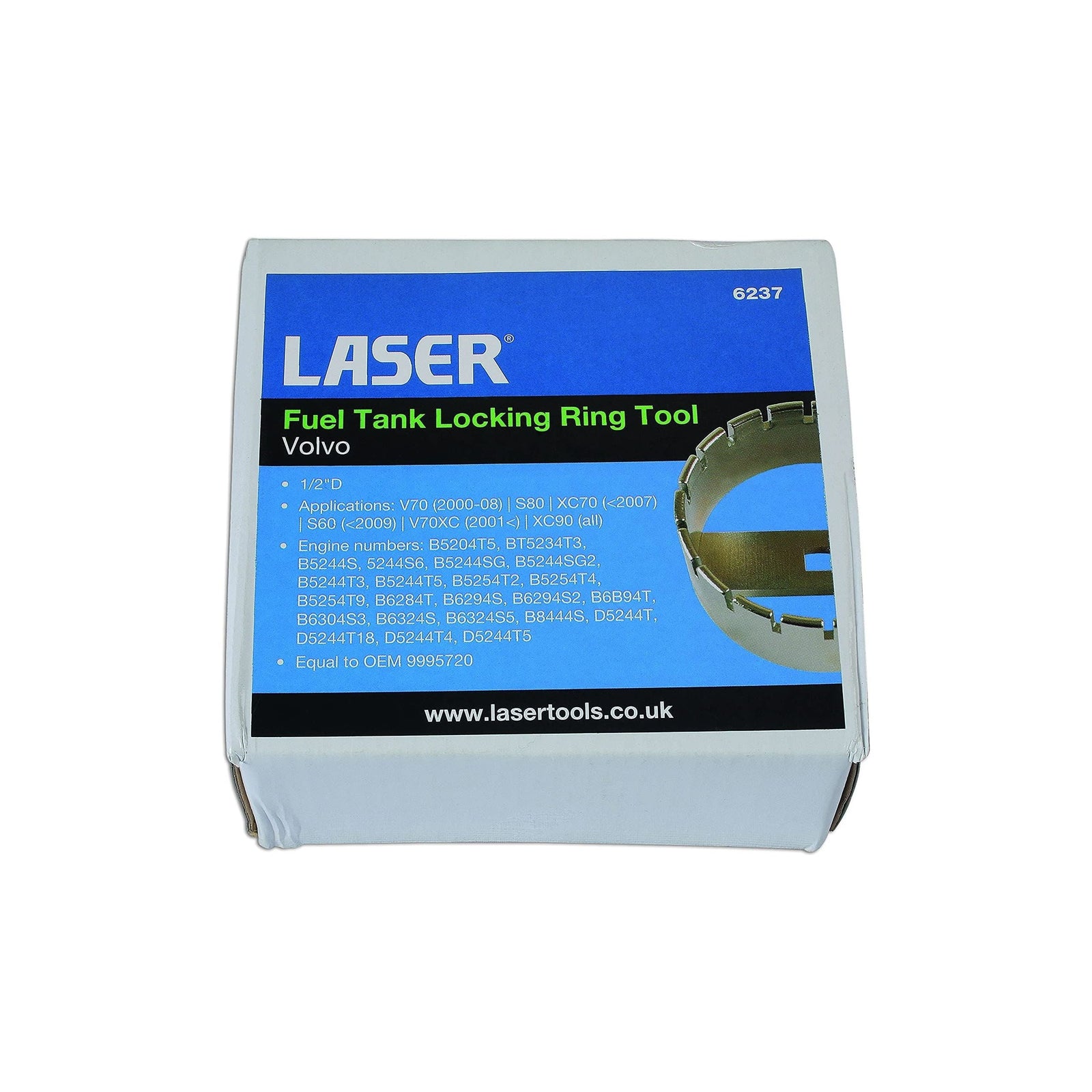Laser Fuel Tank Locking Ring Tool 1/2"D - for Volvo 6237