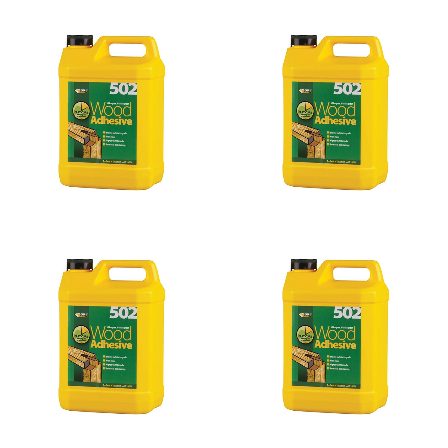 Everbuild Sika 502 All Purpose Weatherproof Wood Adhesive 5 litre - 488859