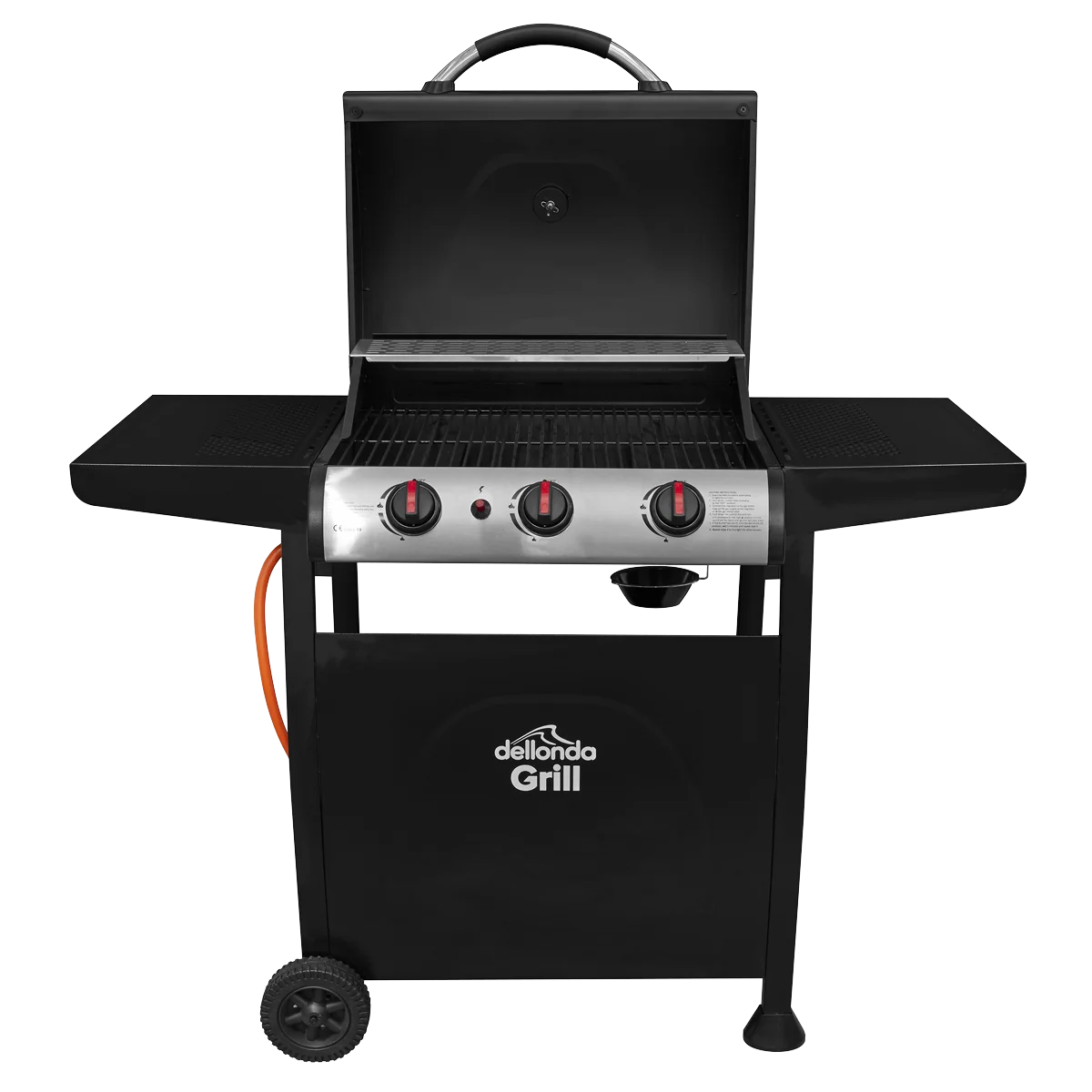 Dellonda 3 Burner Gas BBQ