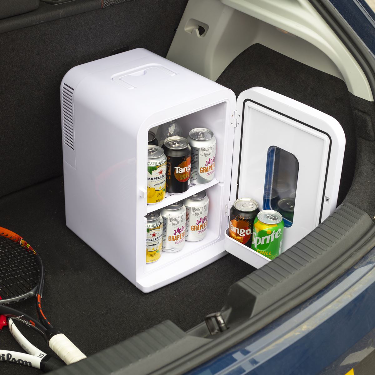 Baridi Mini Fridge/Warmer 15L Capacity 12V/230V - White DH94