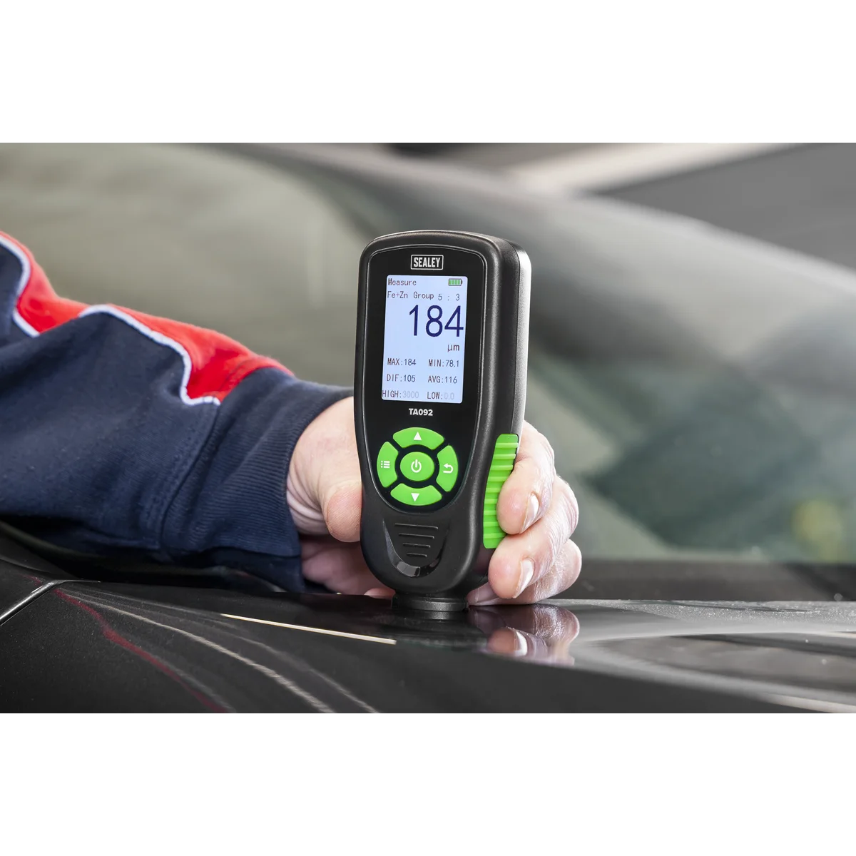 Sealey Rechargeable Paint Thickness Gauge TA092 0-3000µm