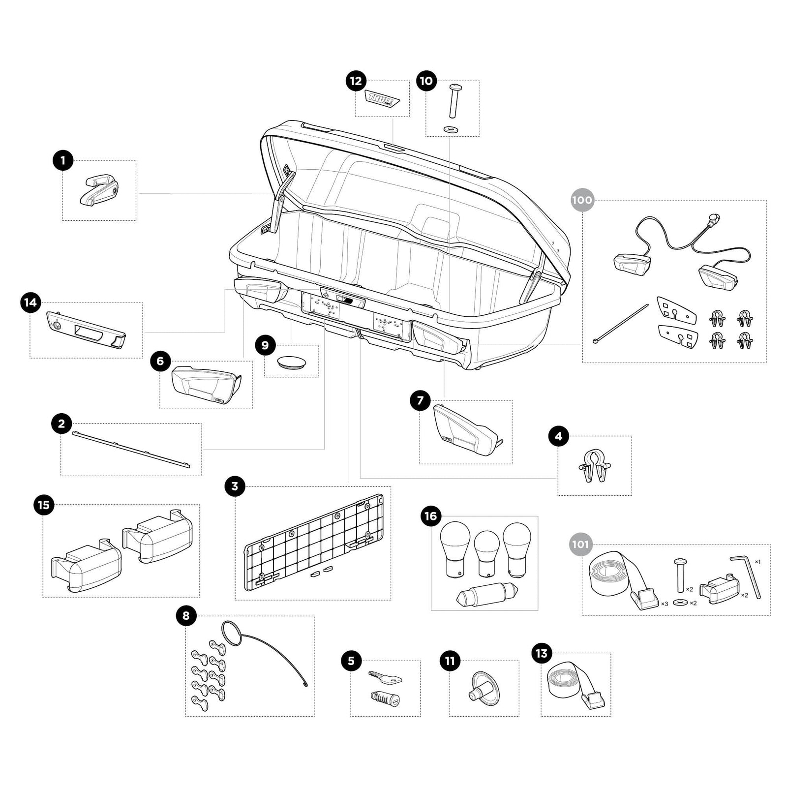 Thule Spares Drain Plug - 1500054940