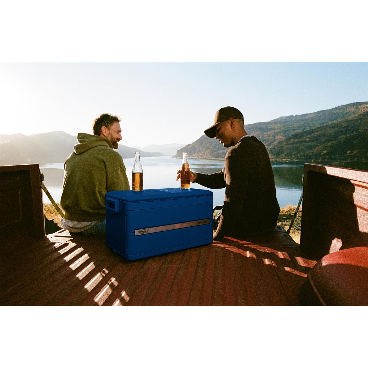 Coleman Snap N Go Blue Sapphire 35QT Collapsible Cooler Coolbox
