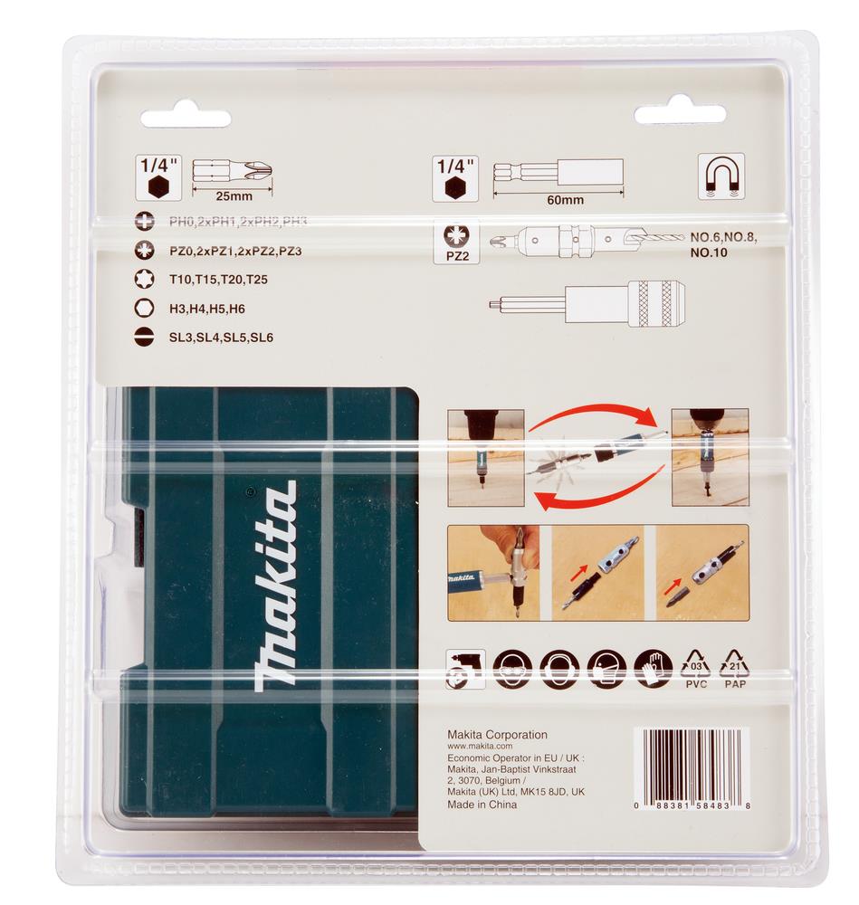 Makita Drill & Drive Bit Set 29 Pcs D-73477