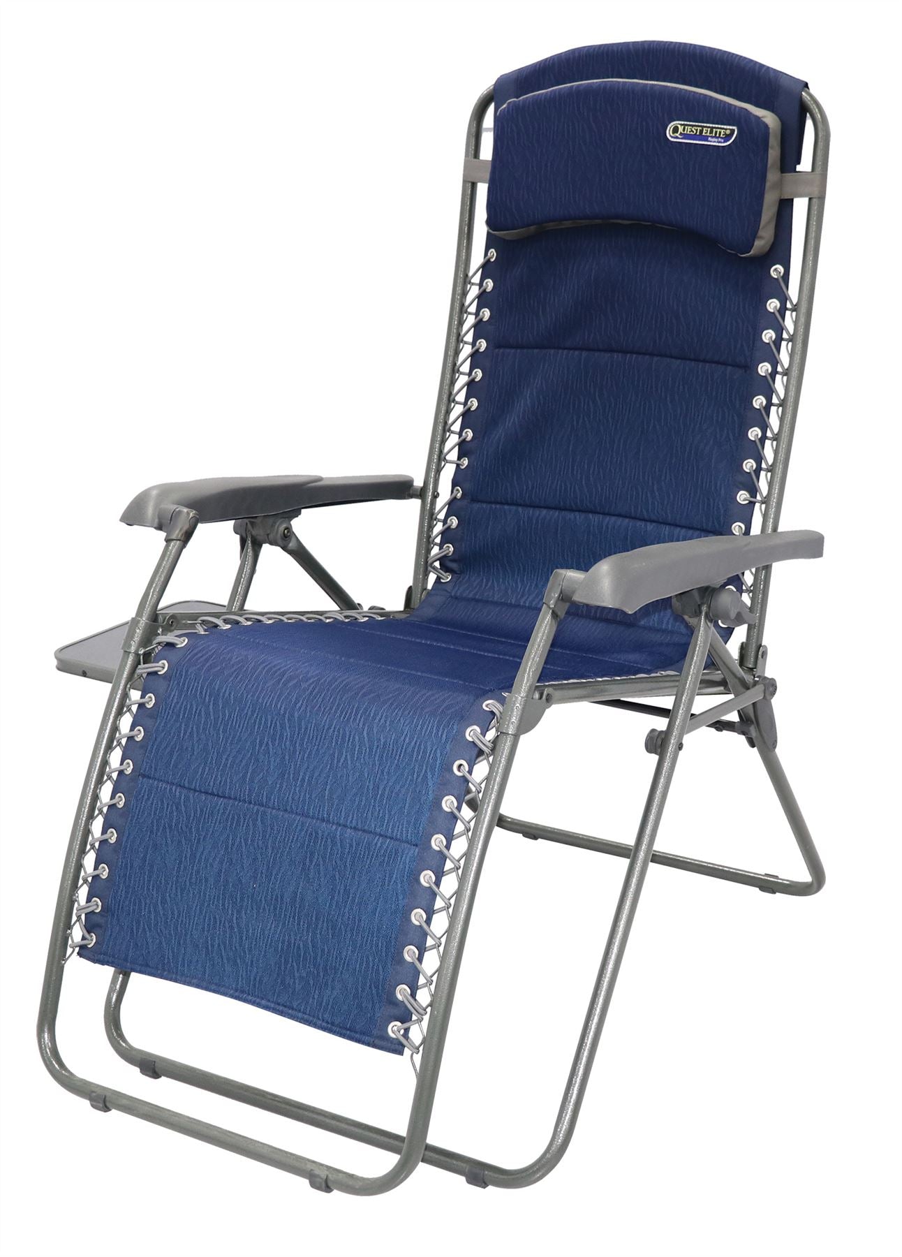 Quest Ragley Pro Relax Camping Caravan Chair with Side Table