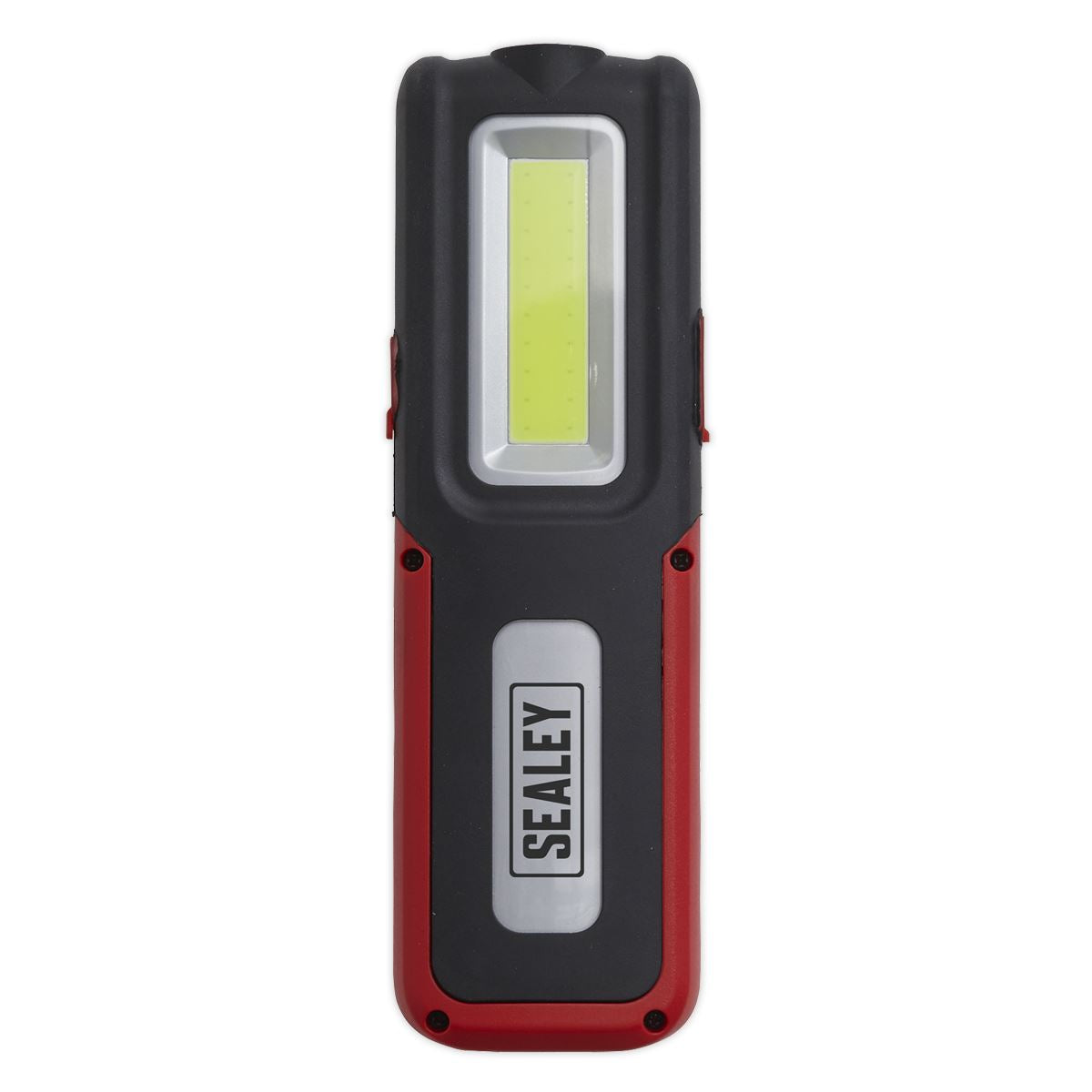 Sealey LED318 Rechargeable Inspection Lamp 5W COB + 3W LED + Power Bank Red