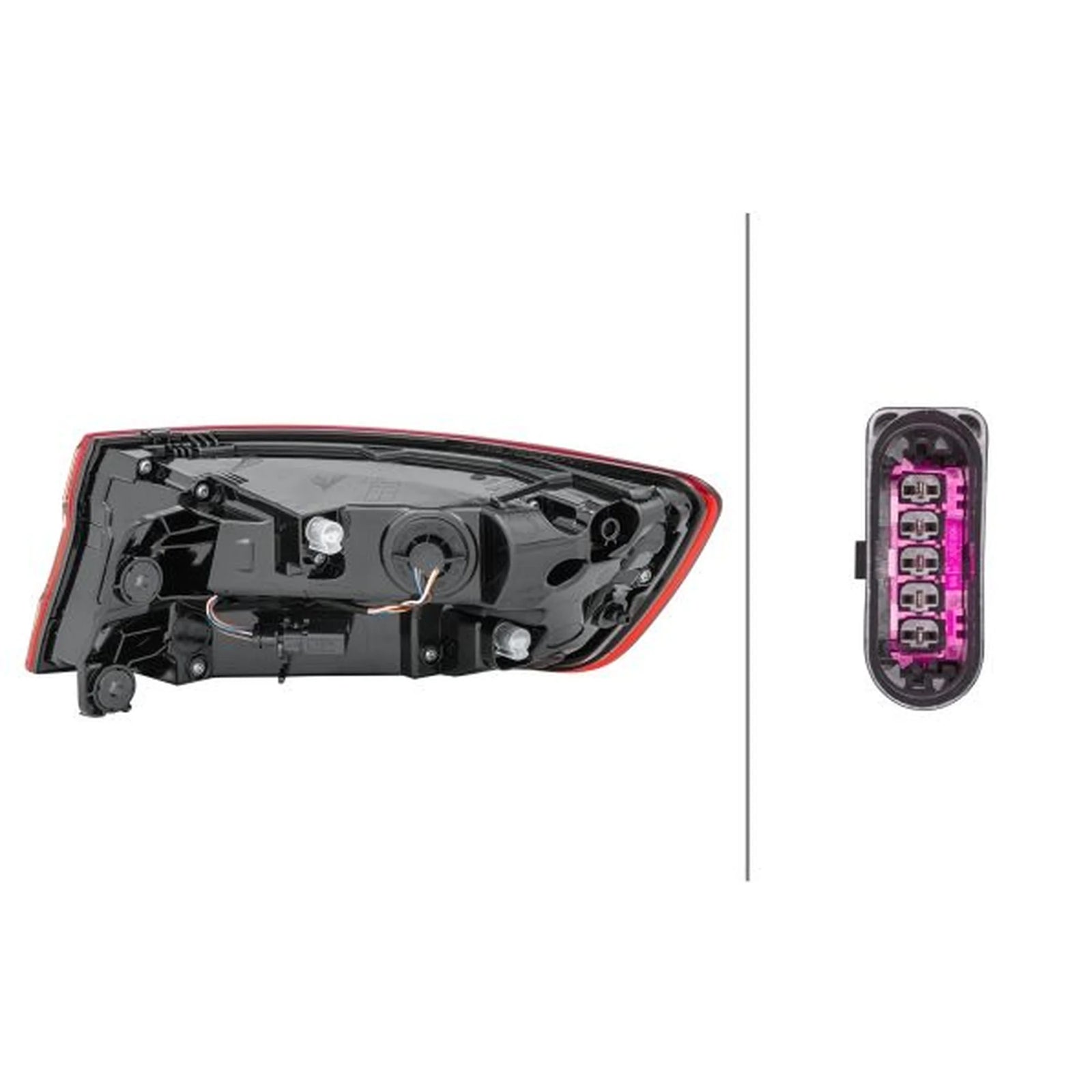 Hella Tail Light / Lamp LED Left 2SD 012 246-051