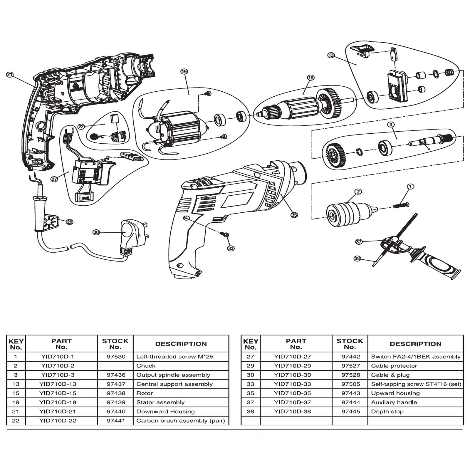 Draper Switch Assembly FA2-4/1BEK 97442