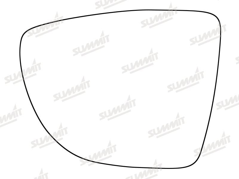 Summit Heated Base Plate With Blind Spot Mirror Renault Clio 12 On LHS