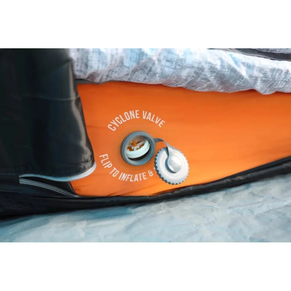 Vango Shangri-La II 15 Double 15 Double Cloud Grey / Orange Self Inflating Sleep Mat