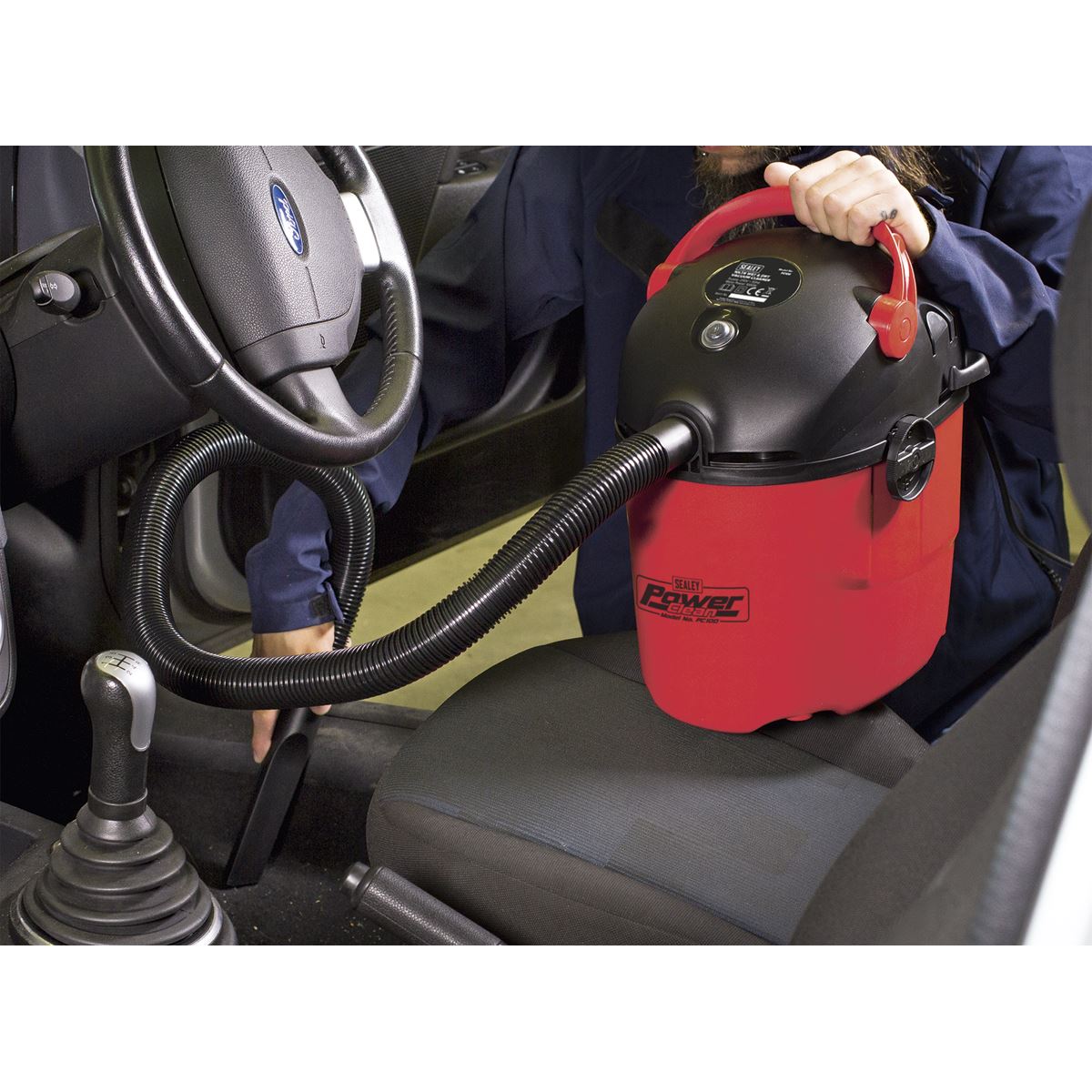 Sealey Vacuum Cleaner Wet & Dry 10ltr 1000W/230V PC100