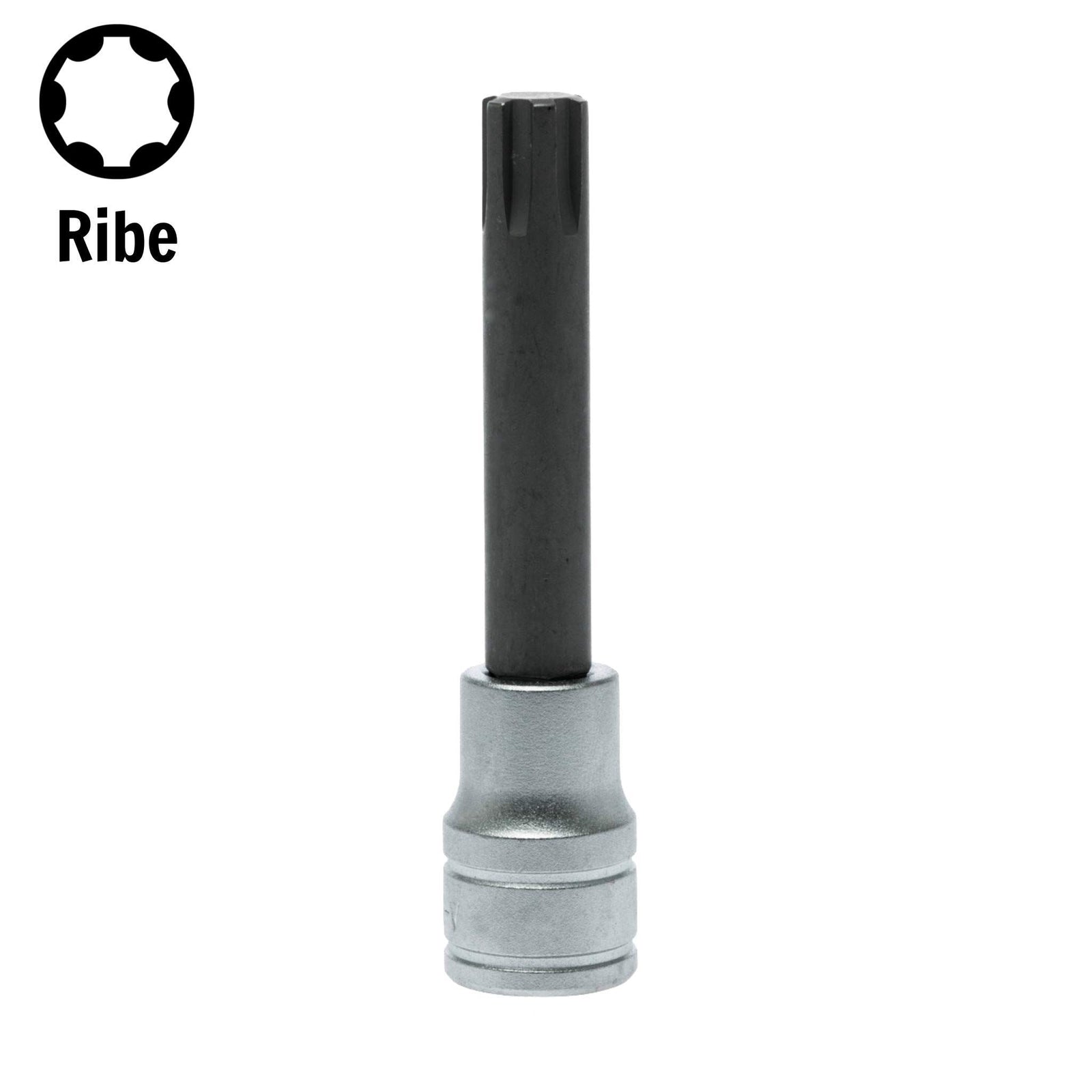 Teng Tools 1/2" Long Ribe?? Bit Socket 08