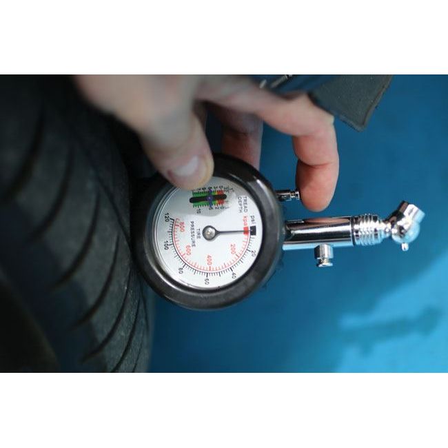 Laser Tyre Pressure & Depth Gauge 6272