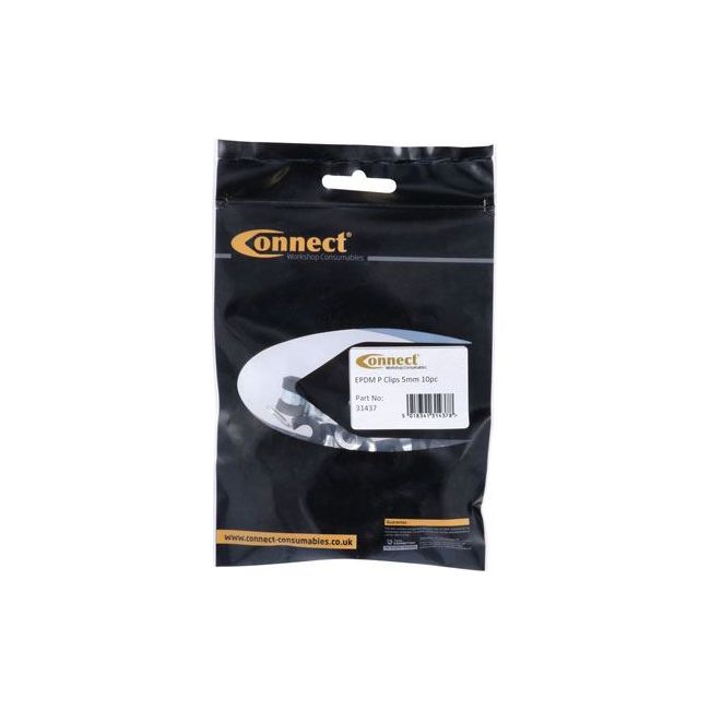 Connect Rubber Lined P Clips 6mm 10pc 31437
