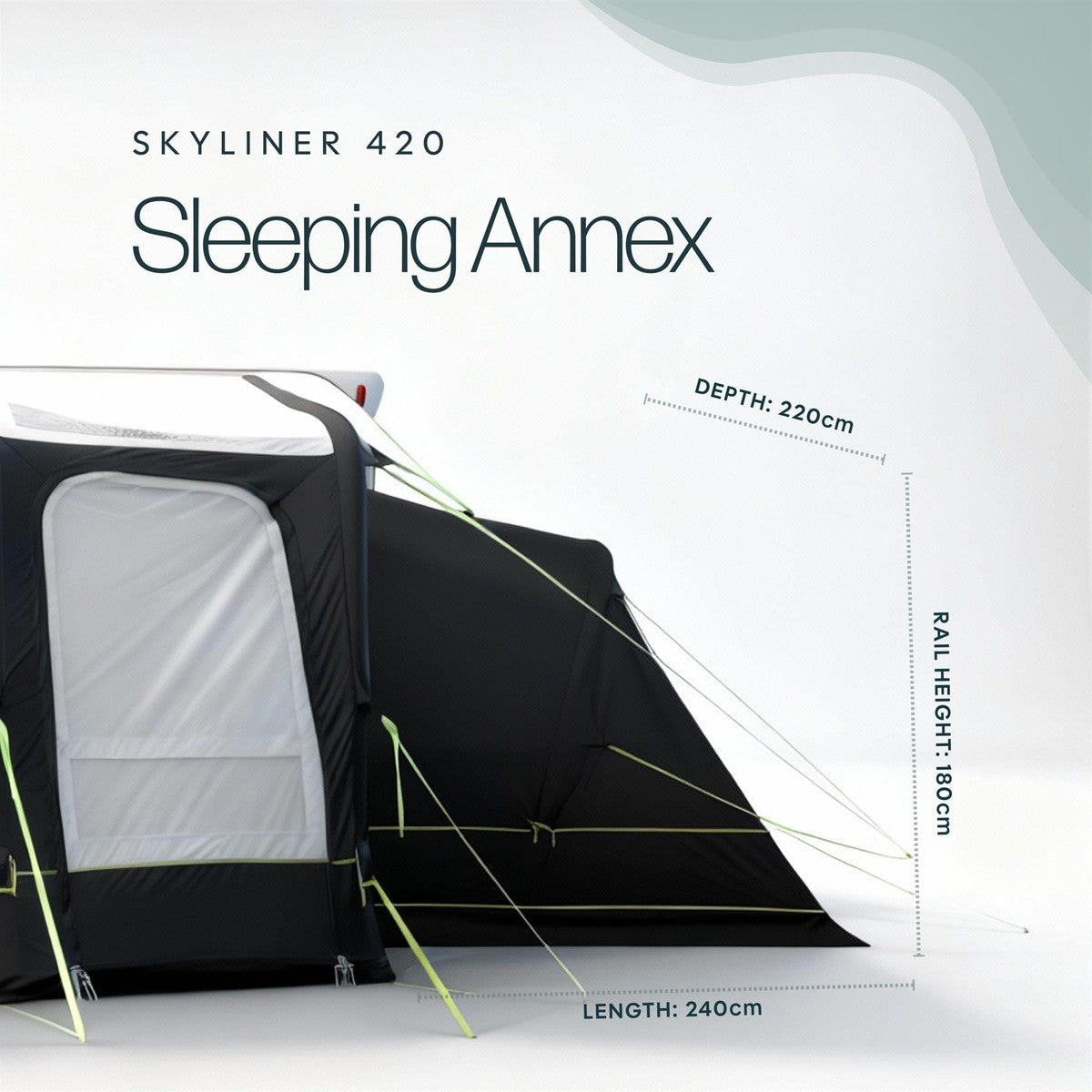 Leisurewize Skyliner 420 Inflatable Caravan Sleeping Annex