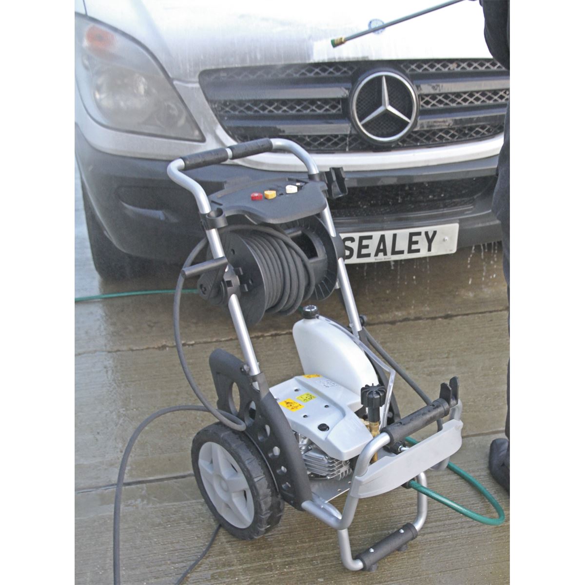 Sealey Professional Pressure Washer 150bar with TSS & Nozzle Set 230V PW5000
