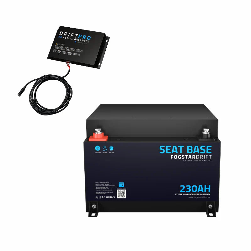 Fogstar 12v 230Ah Seat Base - LiFeP04 Battery