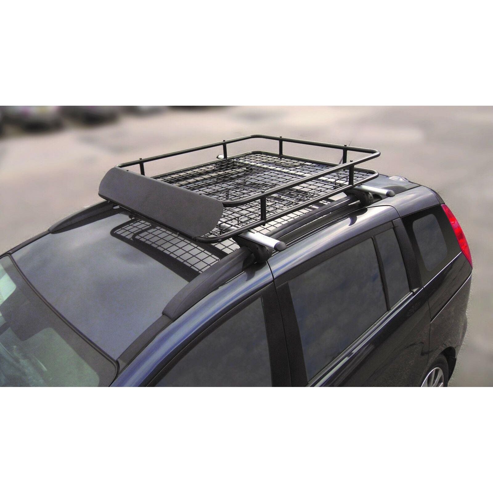 Leisurewize Universal Heavy Duty Steel Aerodynamic Roof Rack Bar Tray Carrier
