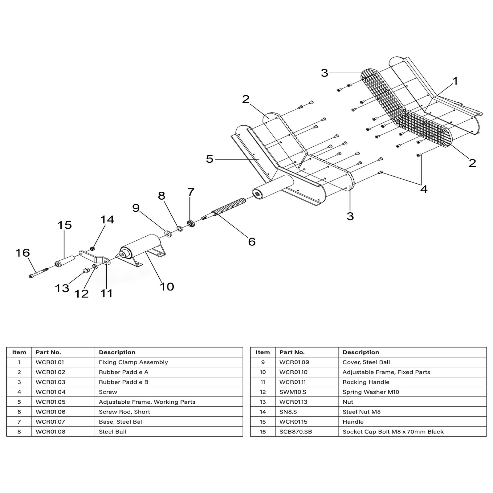 Sealey Handle WCR01.15