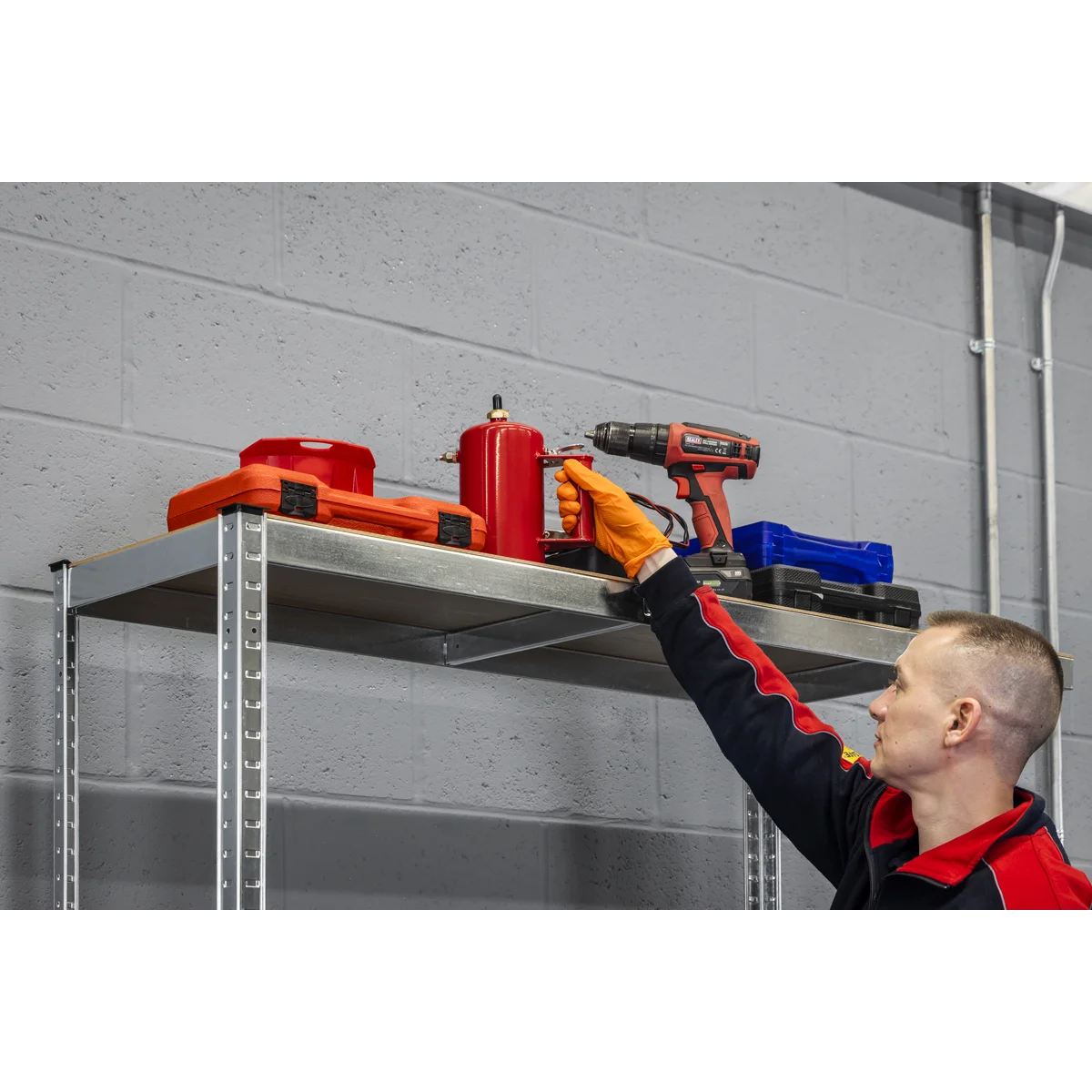 Sealey Tyre Rack STR008 150kg Capacity 3-Tier Storage