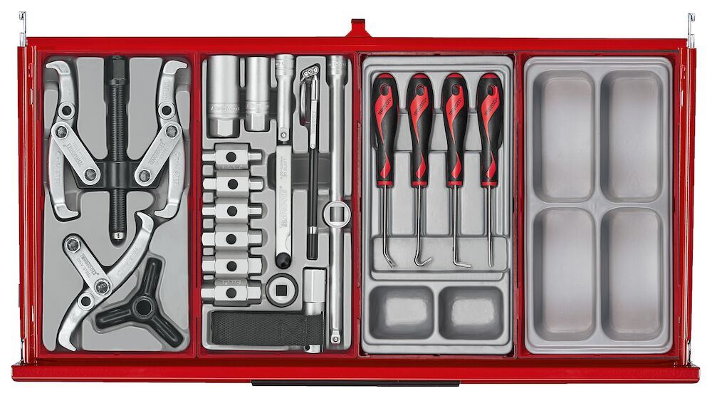 Teng Tools 26" PRO35™ stack tool kit 753 pieces red