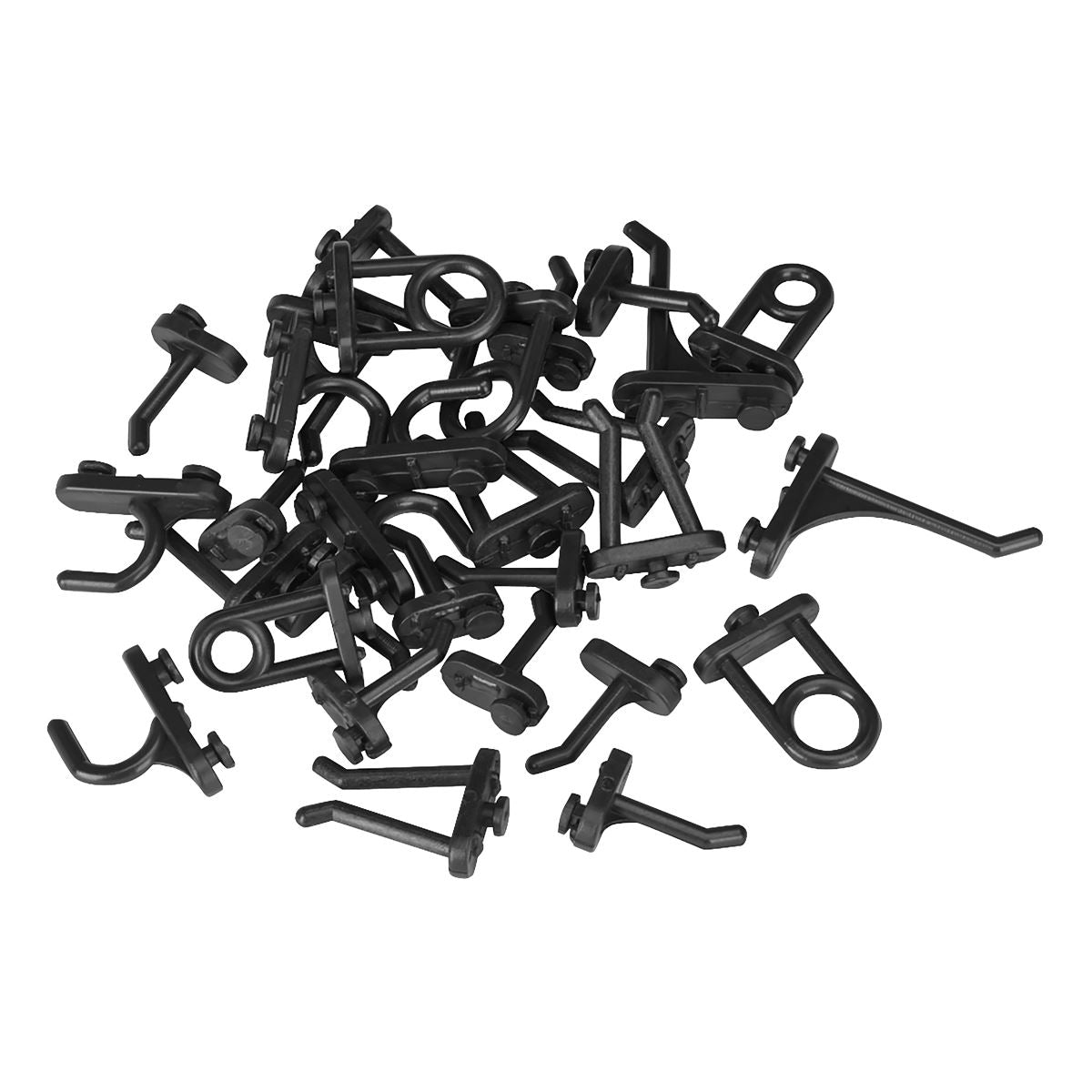 Seigen by Sealey Hook Assortment for Composite Pegboard 30pc S0766