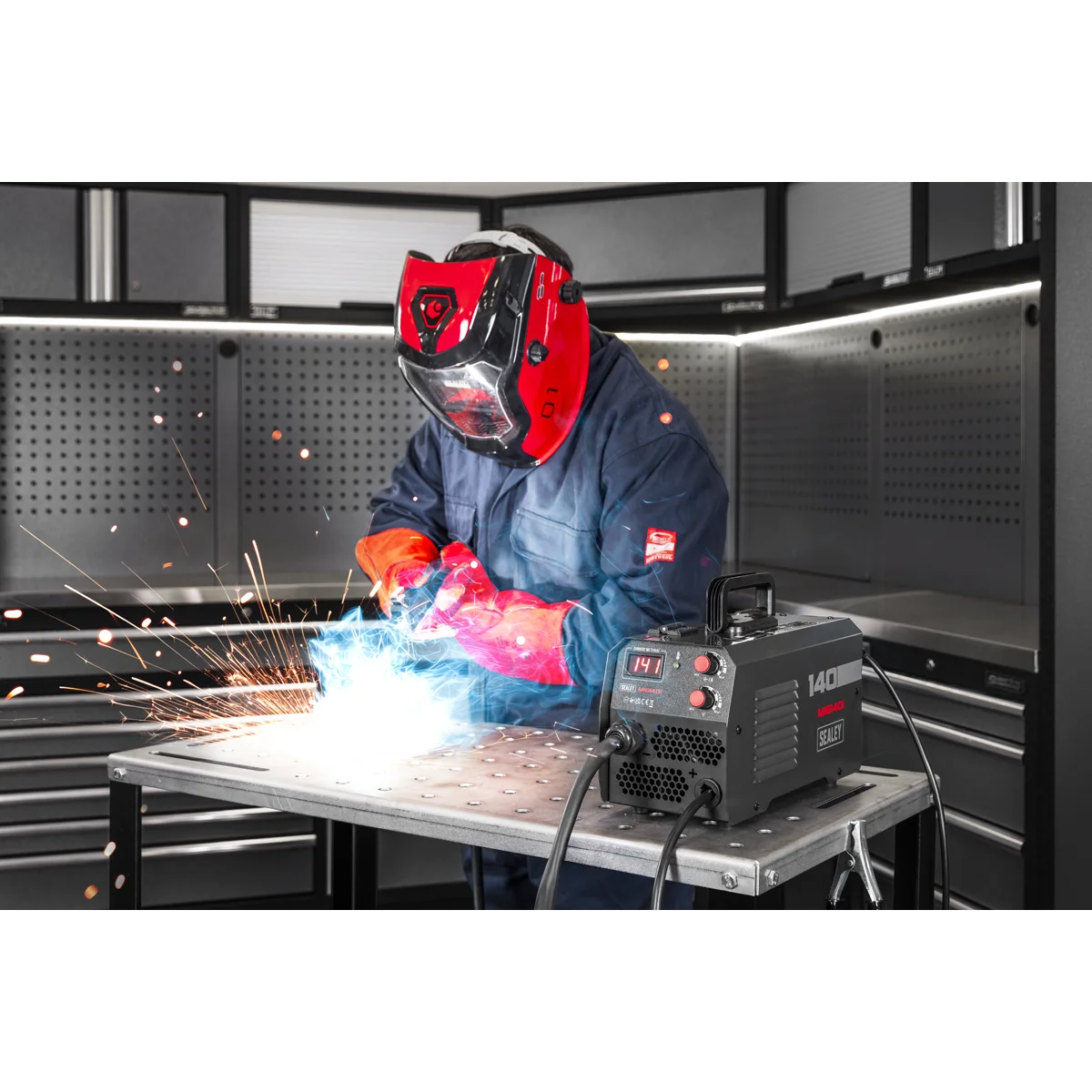 Sealey Flux Cored Gasless MIG Welder 140A Inverter