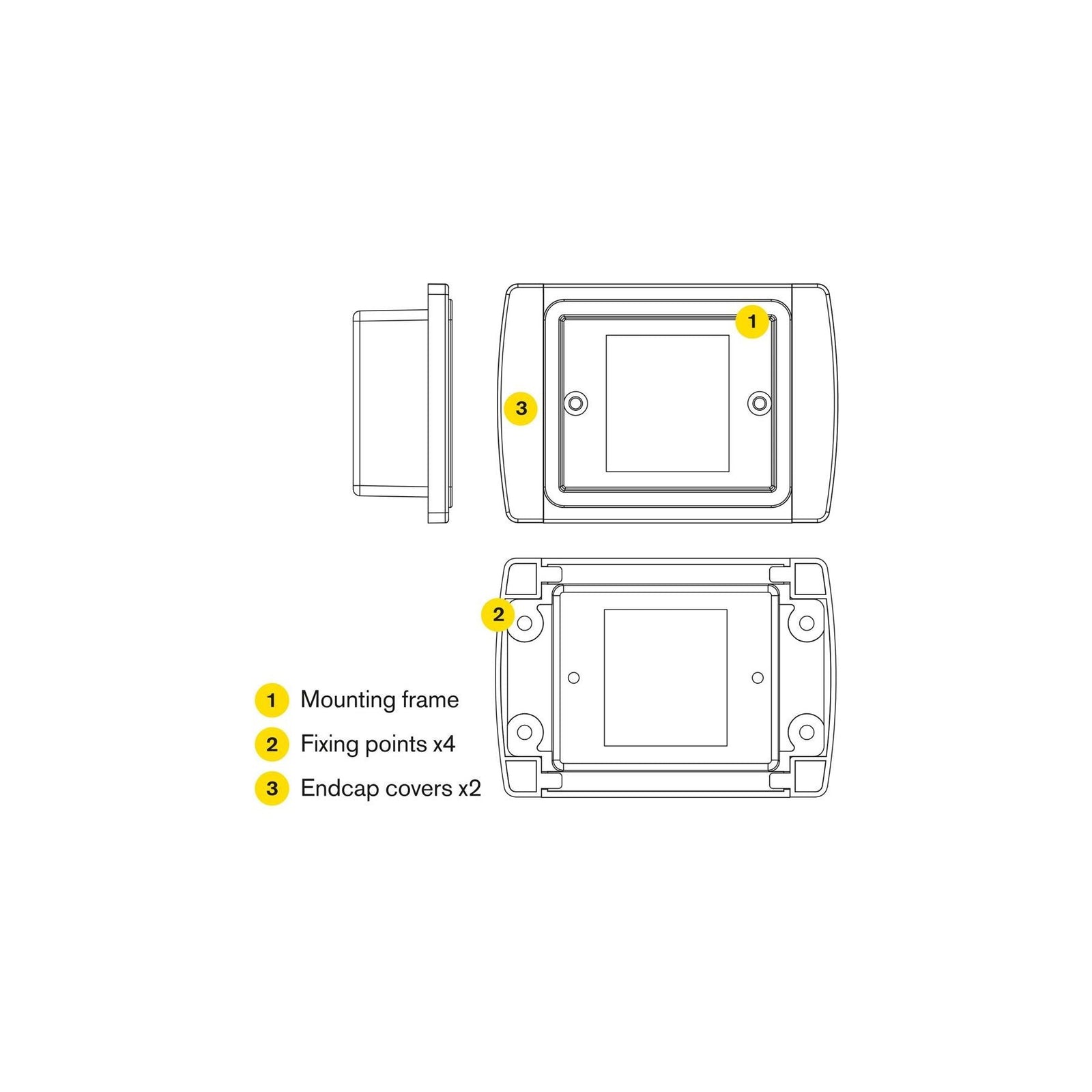 Ring Multi-function LCD Mounting Frame for RING Inverters