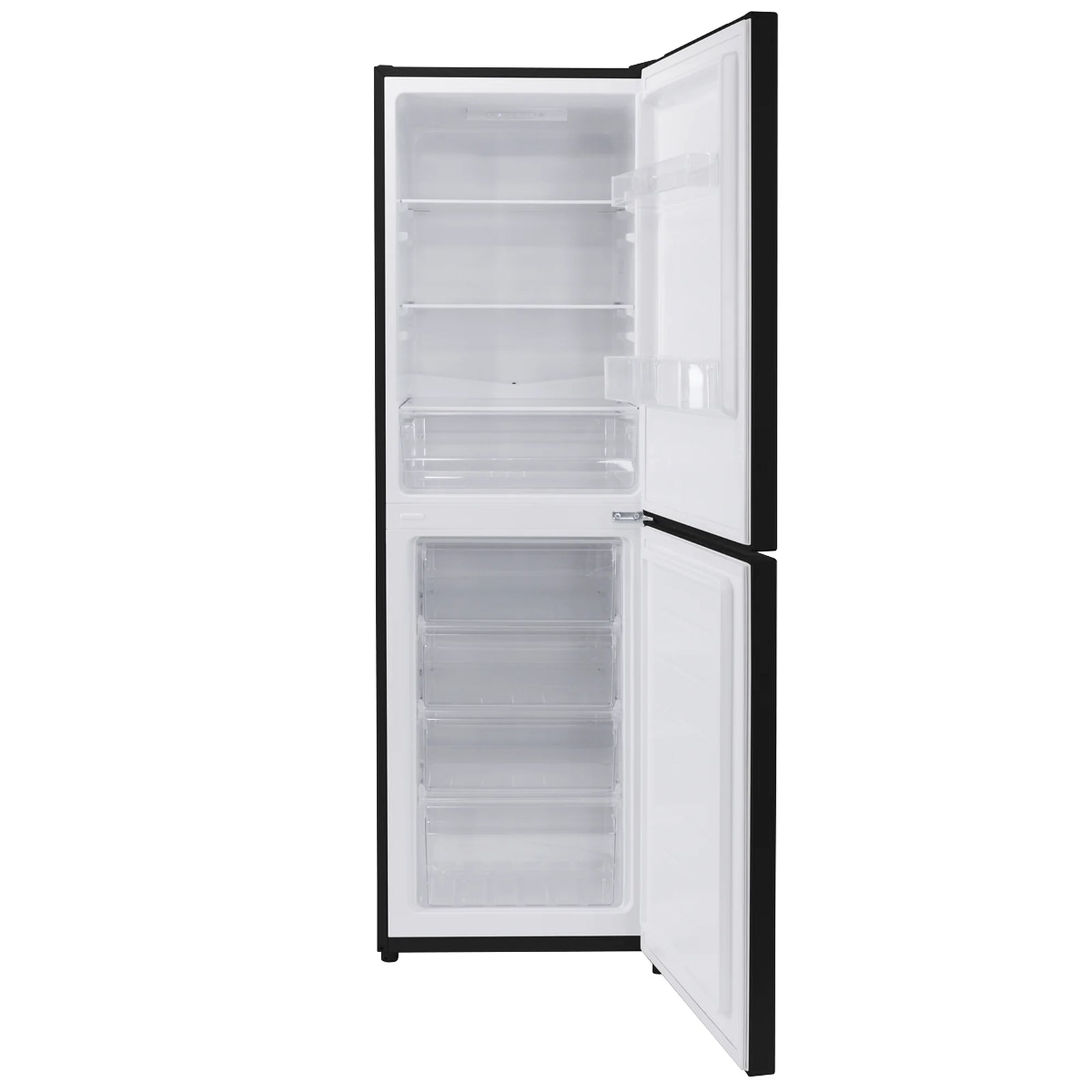 Baridi 50/50 Smart Frost Fridge Freezer 254L Capacity - Black