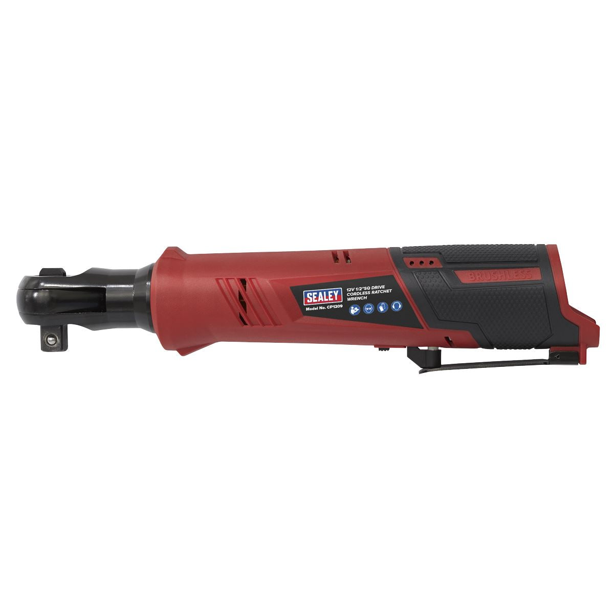 Sealey Cordless Ratchet Wrench 1/2"Sq Drive 12V SV12 Series Body Only CP1209