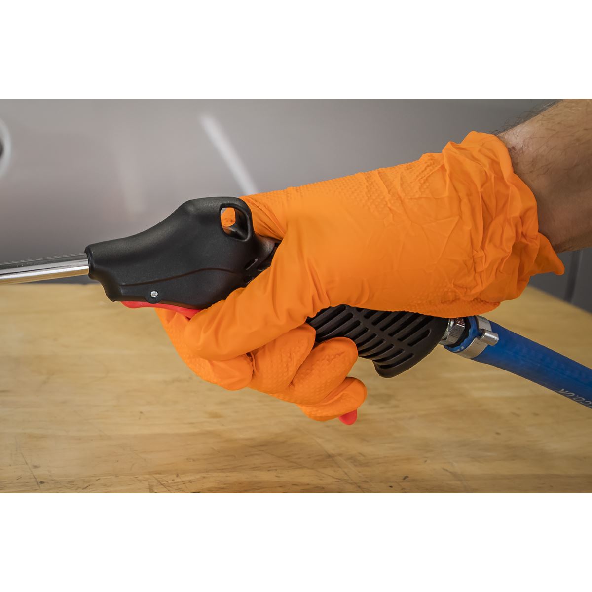 Sealey Air Blow Gun 100mm with Safety Nozzle SA9131