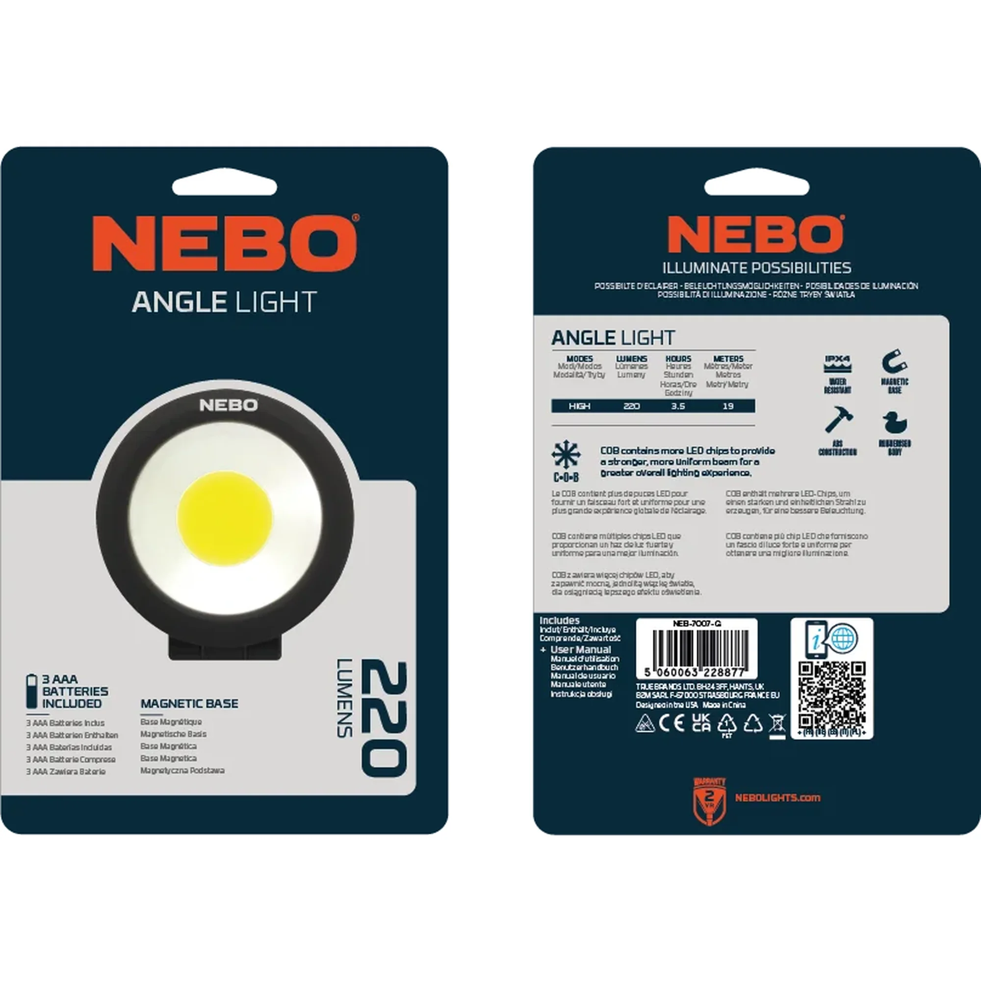 Nebo Angle Light COB Lantern 180° Swivel