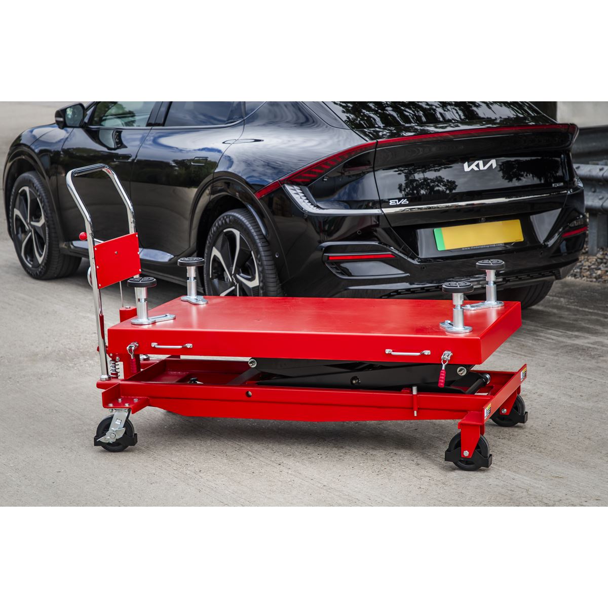 Sealey High Lift EV Battery Lift/Hydraulic Platform Truck 1000kg Capacity