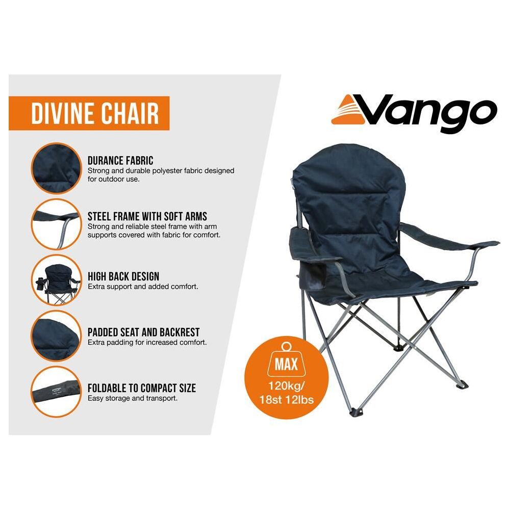 Vango Divine Chair Std Granite Grey Chair